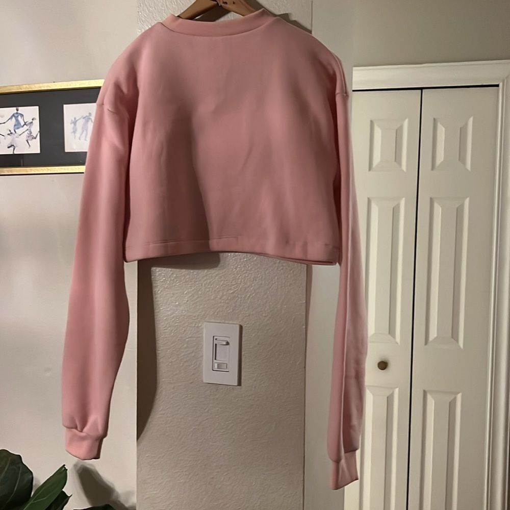 Saski‎ Cropped Sweatshirt - Pink Size L - Picture 3 of 5